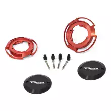 Coppia protezioni carter per Yamaha T-MAX 560 (Rosso)