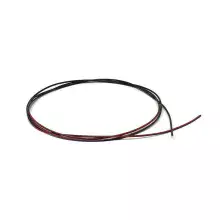 Einadriges Kabel 0,35 mm², 105°C, schwarz-rot, Länge 1000 mm