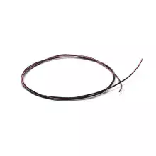 Einadriges Kabel 0,35 mm², 105°C, schwarz-rosa, Länge 1000 mm