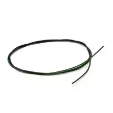 Câble monopolaire 0,35 mm², 105°C, noir-vert, longueur 1000 mm