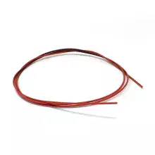 Single-core cable 0,5 mm², 105°C, black-red, length 1000 mm
