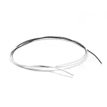 Single-core cable 0,5 mm², 105°C, black-white, length 1000 mm