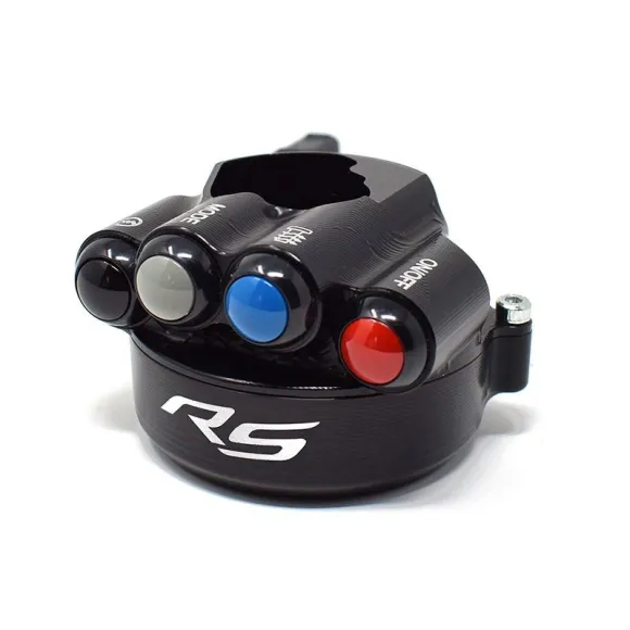 Throttle twist grip with integrated controls for BMW RS