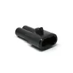 Connecteur boîtier mâle 2 voies pour commodo de guidon Jetprime Connecteur boîtier mâle 2 voies pour commodo de guidon Jetprime
