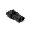 Connecteur boîtier mâle 2 voies pour commodo de guidon Jetprime Connecteur boîtier mâle 2 voies pour commodo de guidon Jetprime