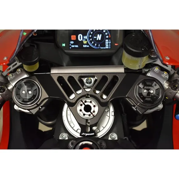 Racing steering plates for Ducati Panigale V2 (Black)