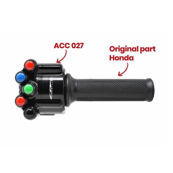 Throttle twist + Racing left handlebar switch kit for Honda CBR