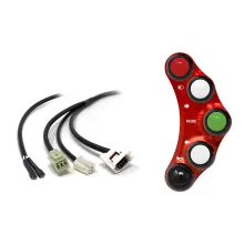Street version left handlebar switch for Yamaha T-MAX 560 (Red)