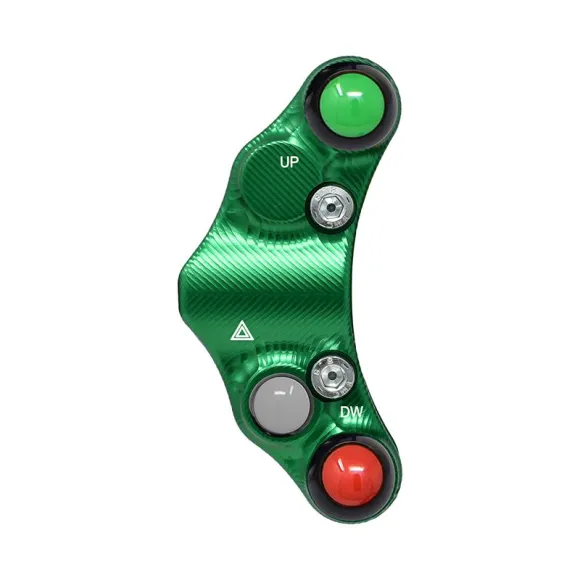 Street version left handlebar switch for Kawasaki Ninja H2R (Green)