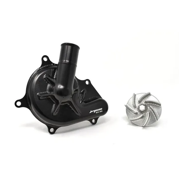 Enlarged water pump for Aprilia