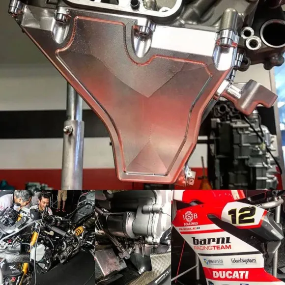 Augmentation du carter d’huile en aluminium pour Ducati