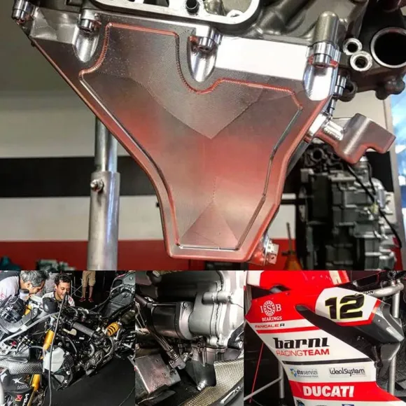 Coppa olio maggiorata in alluminio per Ducati