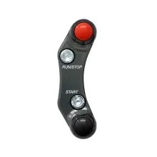 Panneau à bouton-poussoir droit pour Ducati 848 EVO (Brembo Racing Pump) (Titane)