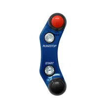 Right handlebar switch for Aprilia Tuono V4/R/RR/RF (Standard master cylinder) (Blue)