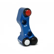 Right handlebar switch for Yamaha YZF-R6 (Master cylinder Brembo racing) (Blue)