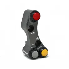 Right handlebar switch for Suzuki GSX-R750 (Master cylinder Brembo racing) (Titanium)