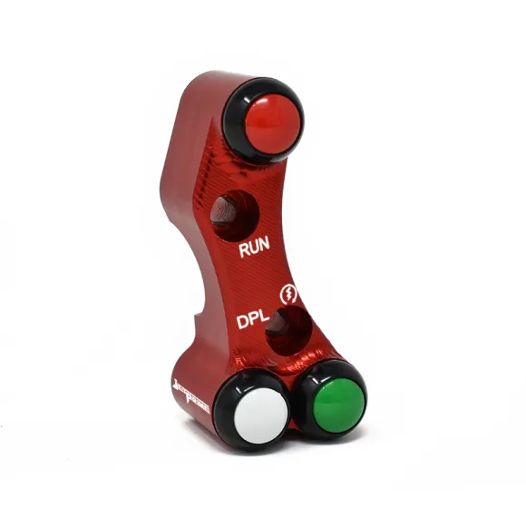 Rechtes Druckknopf-Panel für Ducati Panigale V4/S (Brembo Racing Pump) (Rot)
