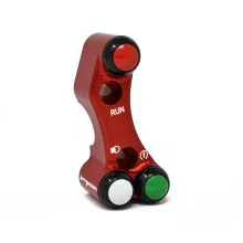 Panneau à bouton-poussoir droit pour Ducati 999/R/S (Pompe standard) (Rouge)