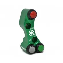 Panneau à bouton-poussoir droit pour Kawasaki Ninja H2/R (Brembo Racing Pump) (Vert)