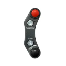 Panneau à bouton-poussoir droit pour Kawasaki Z1000 2010/2022 (Pompe standard) (Titane)