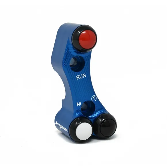 Panneau à bouton-poussoir droit pour BMW S 1000 R (Pompe standard) (Bleu)