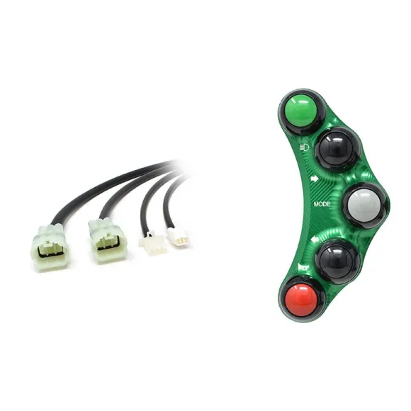 Left handlebar switch for Kawasaki Z900/RS (Green)