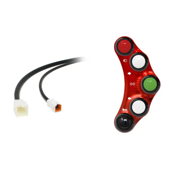 Left handlebar switch for MV Agusta Dragster (Red)