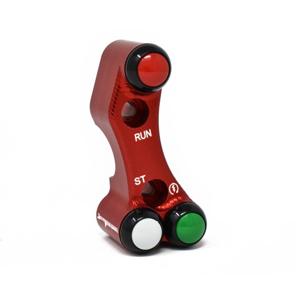 Panneau à bouton-poussoir droit pour Kawasaki Ninja ZX-10R (Pompe standard) (Rouge)