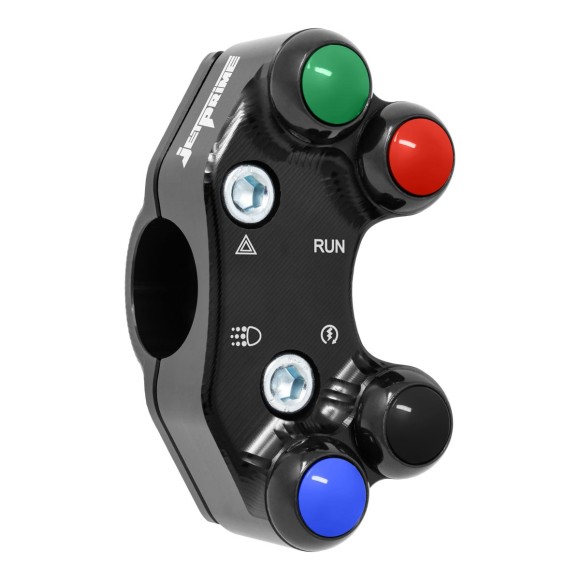 Right Street Handlebar Switch for Ducati Multistrada 950 (Misaligned holes) with BR 020R B clamp