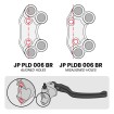 Commodo de guidon Routier droit pour Ducati Multistrada V2 (Trous désalignés) avec collier BR 020R B Commodo de guidon Routier droit pour Ducati Multistrada V2 (Trous désalignés) avec collier BR 020R B