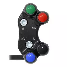 Rechter Straßen-Lenkerschalter für Ducati Multistrada 1200 (Nicht ausgerichtete Löcher) mit BR 020R B Klemme