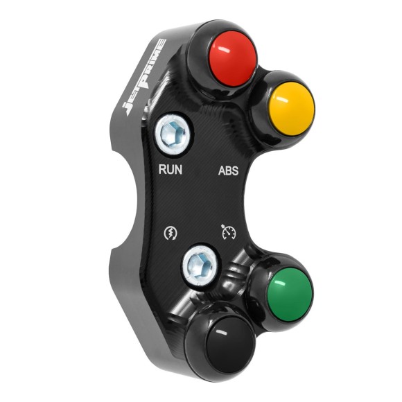 Jetprime Commodo de guidon Routier droit pour MV