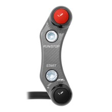 Left Street Handlebar Switch for Kawasaki Z1000 (Titanium)