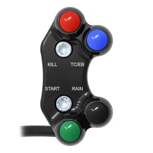 Jetprime Commodo de guidon Superbike droit pour