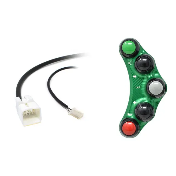 Left Street Handlebar Switch for Kawasaki Ninja ZX-10R 2004/2010 (Green)