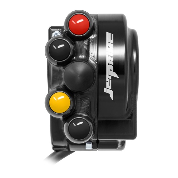 Throttle twist grip with integrated controls for Yamaha T-MAX 560