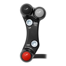 Linker Superbike-Lenkerschalter für BMW S 1000 RR 2015/2018 (für I2M Armaturenbrett) mit BRSX Klemme