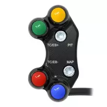 Jetprime Commodo de guidon Superbike gauche pour