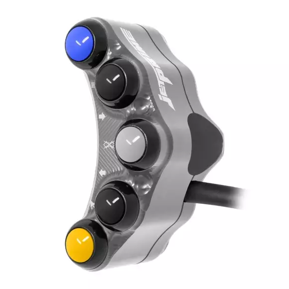Jetprime Commodo de guidon Routier gauche pour