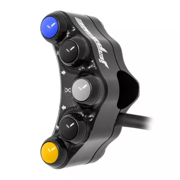 Jetprime Commodo de guidon Routier gauche pour