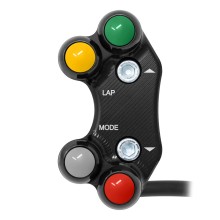 Jetprime Commodo de guidon Racing gauche pour