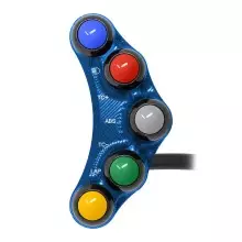 Jetprime Commodo de guidon Racing gauche pour BMW