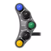 Jetprime Commodo de guidon Routier gauche pour