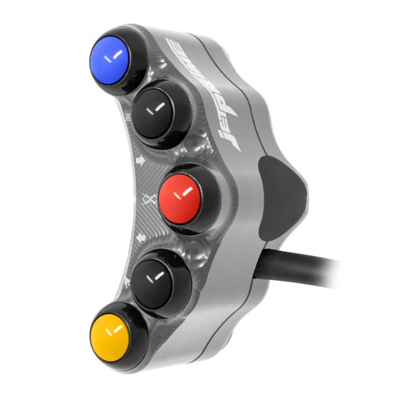 Jetprime Commodo de guidon Routier gauche pour