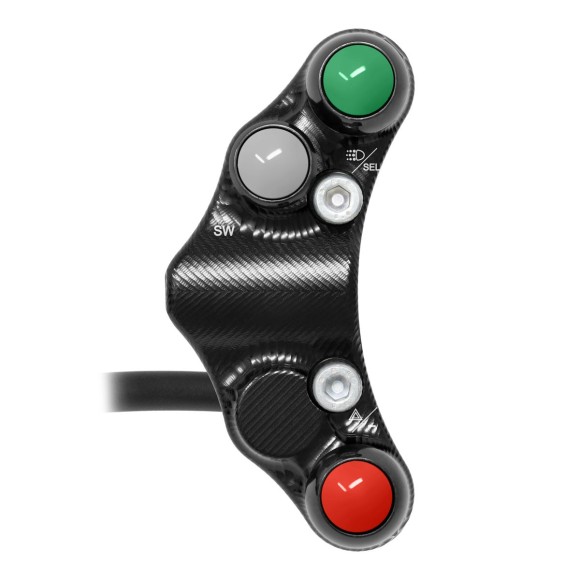 Jetprime Commodo de guidon Routier gauche pour