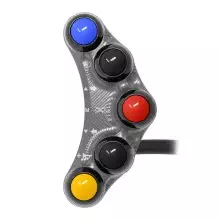 Jetprime Commodo de guidon Routier gauche pour