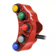 Jetprime Commodo de guidon Racing gauche pour 2