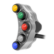 Jetprime Commodo de guidon Racing gauche pour 2