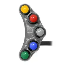 Jetprime Commodo de guidon Racing gauche pour