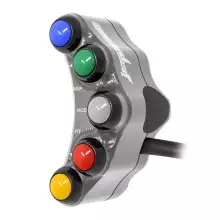 Jetprime Commodo de guidon Racing gauche pour 2